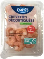 Crevettes ASC décortiquées - 100g - Frais