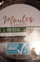 Moules du Pacifique ail et persil