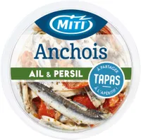 Anchois ail & persil - 100g - Frais