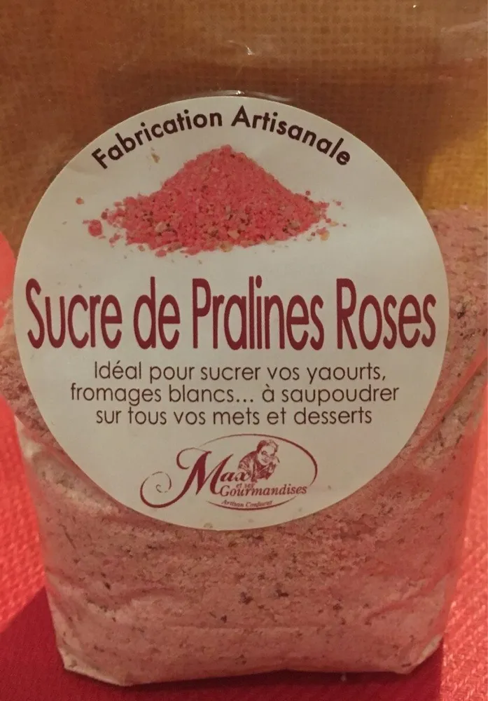 Sucre de pralines roses