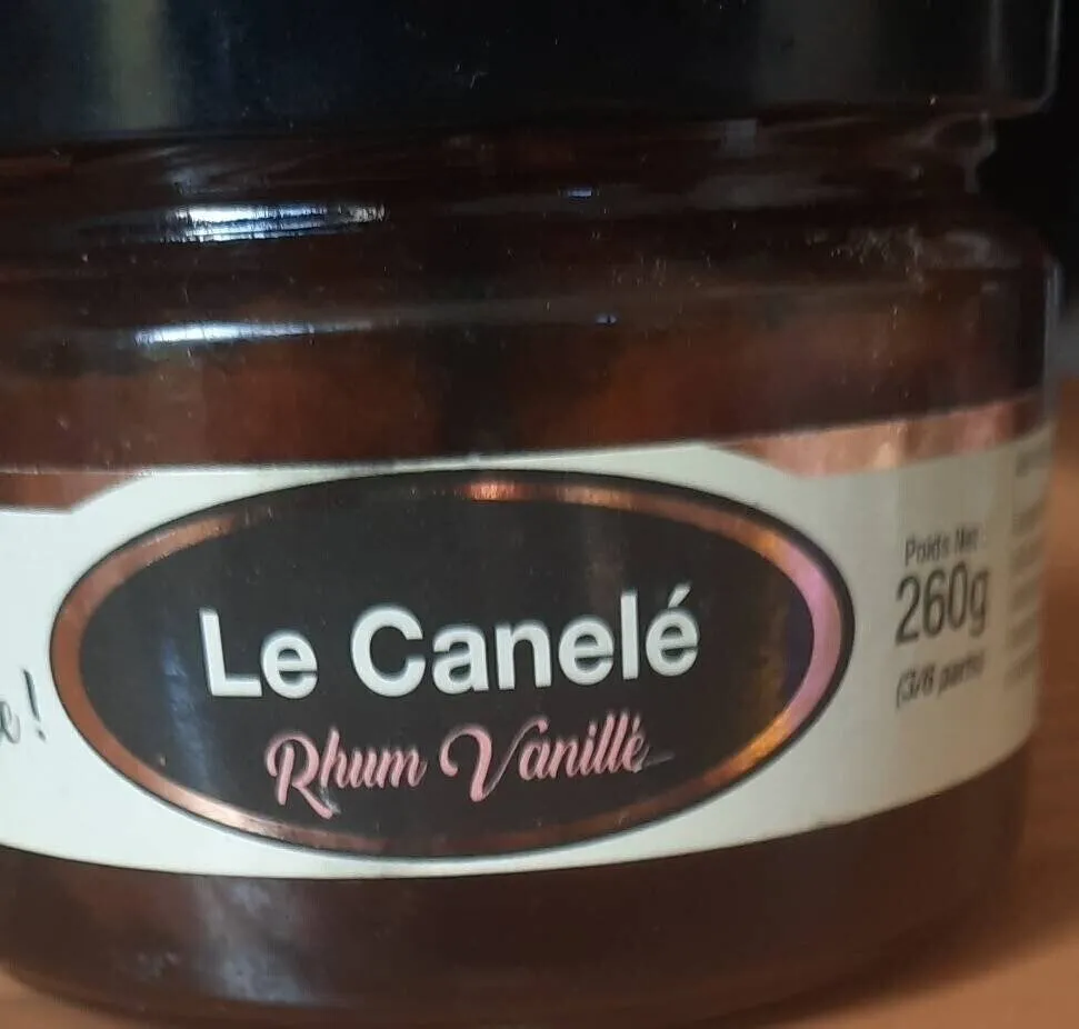 Le canelé Rhum vanille
