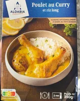 Poulet au curry et riz long