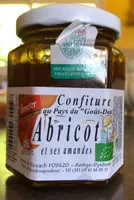 confiture d'abricot et ses amandes