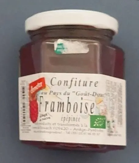 Confiture framboise épépinée