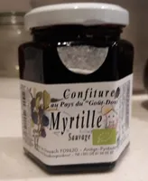 Confiture de myrtille sauvage