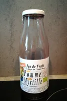 Jus de fruits pommes myrtilles