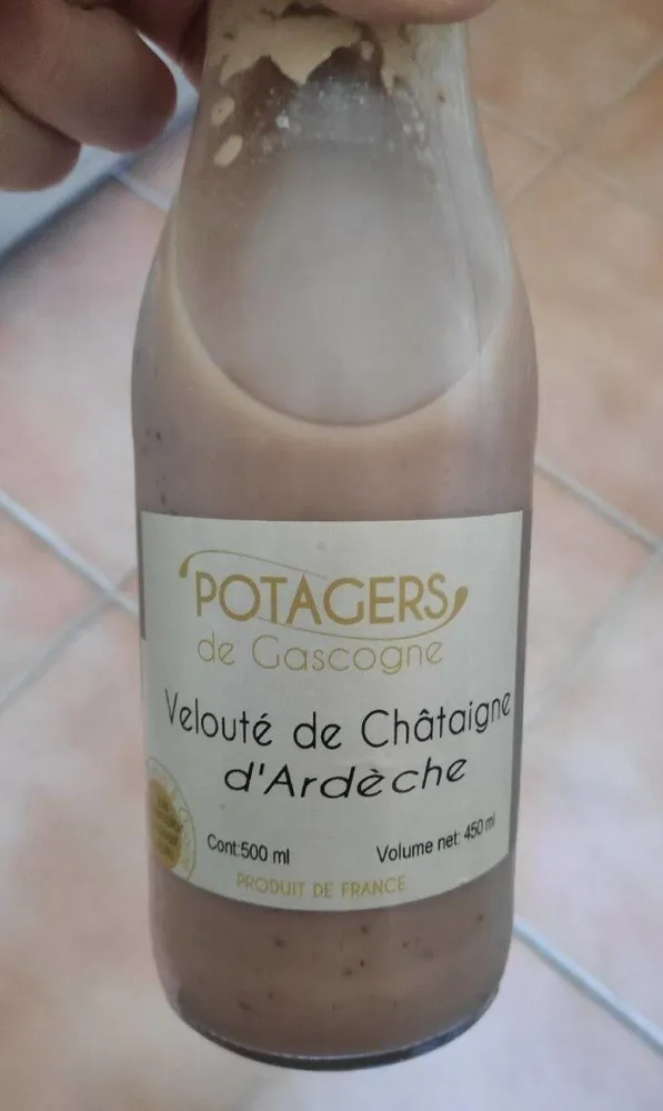 Velouté de châtaignes d'Ardèche