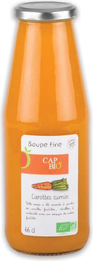 Soupe fine Carotte Cumin