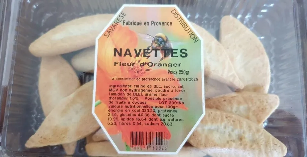 Navettes fleur d'oranger