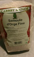 Semoule d'orge fine