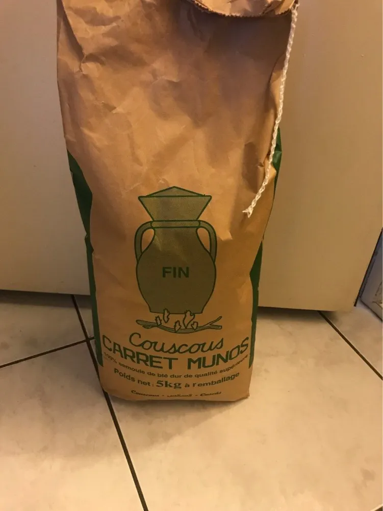 Carret Couscous Fin 5Kg Carret Couscous Fin 5Kg