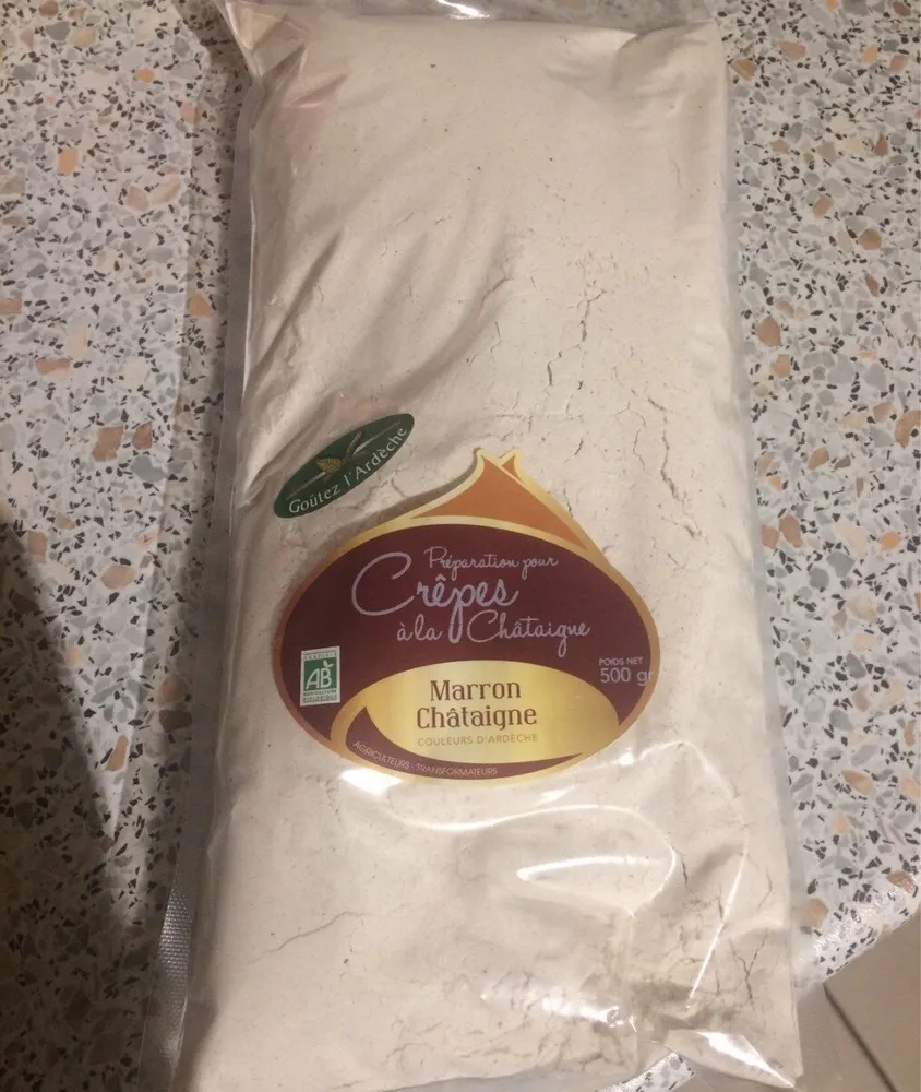 Préparation pour crêpes à la châtaigne