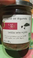 Lentilles vertes mijotees