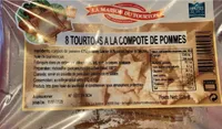 8 tourtons à la compote de pommes