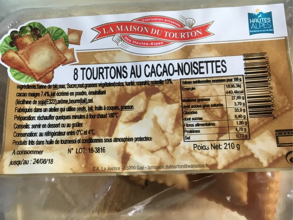 Tourtons cacao-noisette