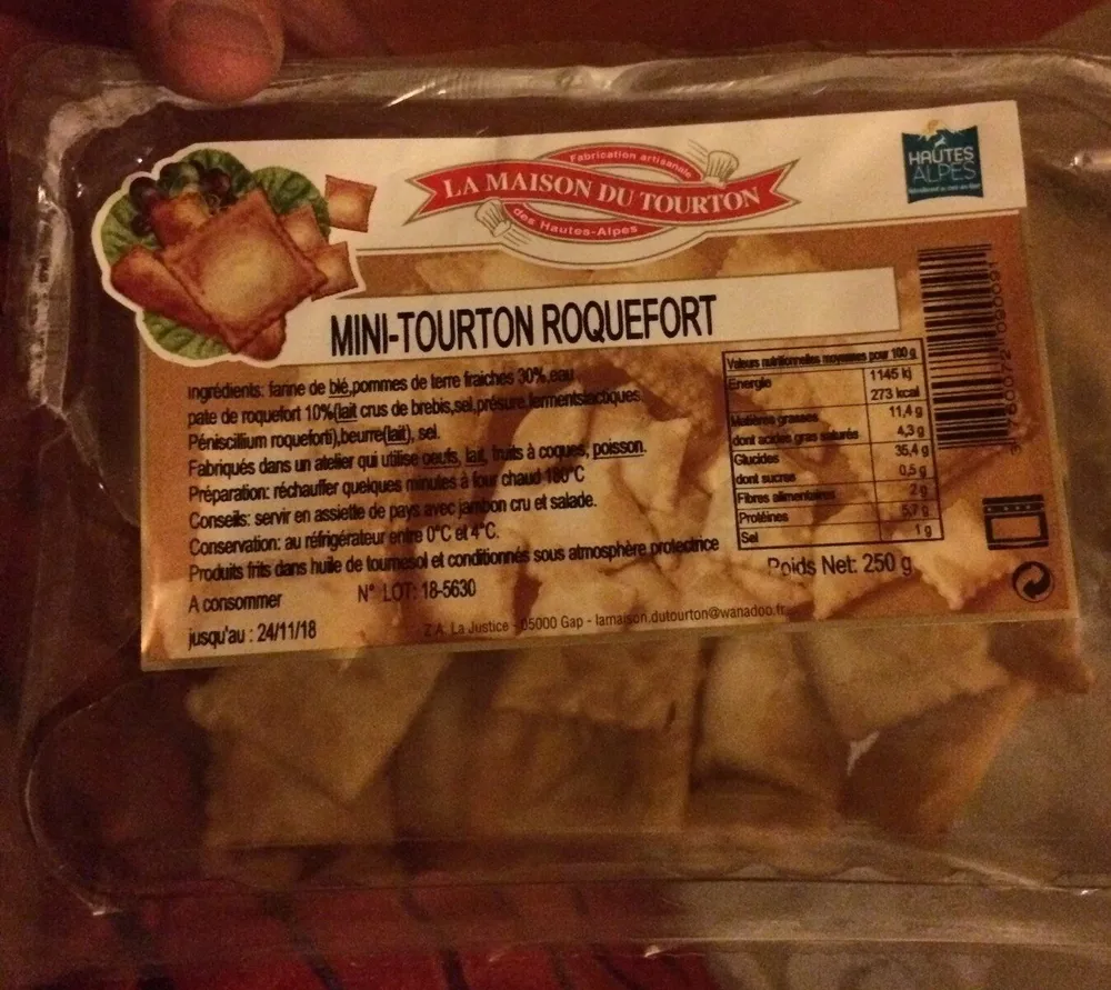 Mini -Tourtons Roquefort
