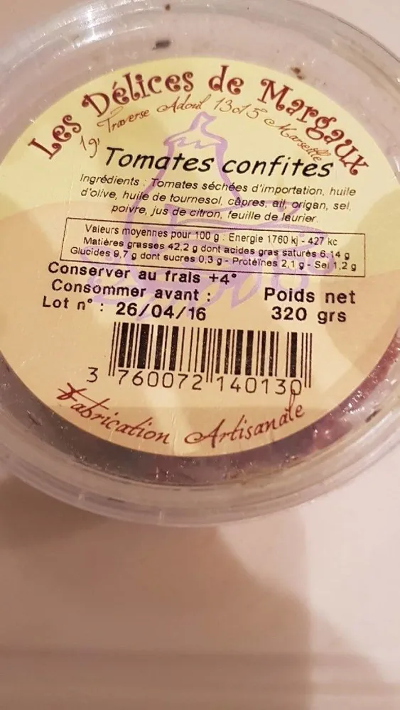 Tomates confites