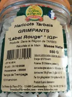 Haricots tarbais grimpants