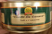 Confit de canard "salé à l'ancienne, 3 cuisses