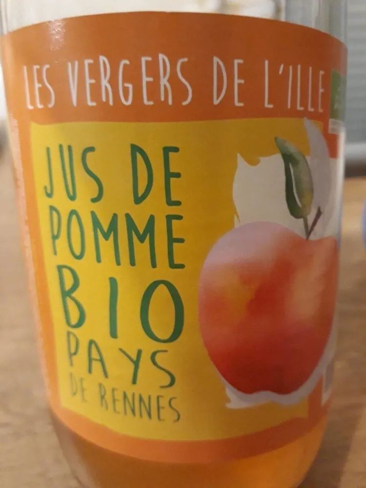 Jus de pomme Bio Pays de Rennes
