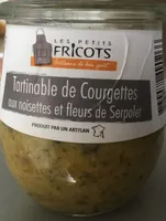 Tartinable de courgettes aux noisettes et fleurs de serpolet