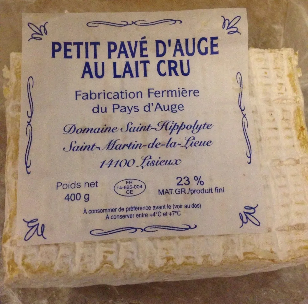 Petit pavé d'Auge au lait cru