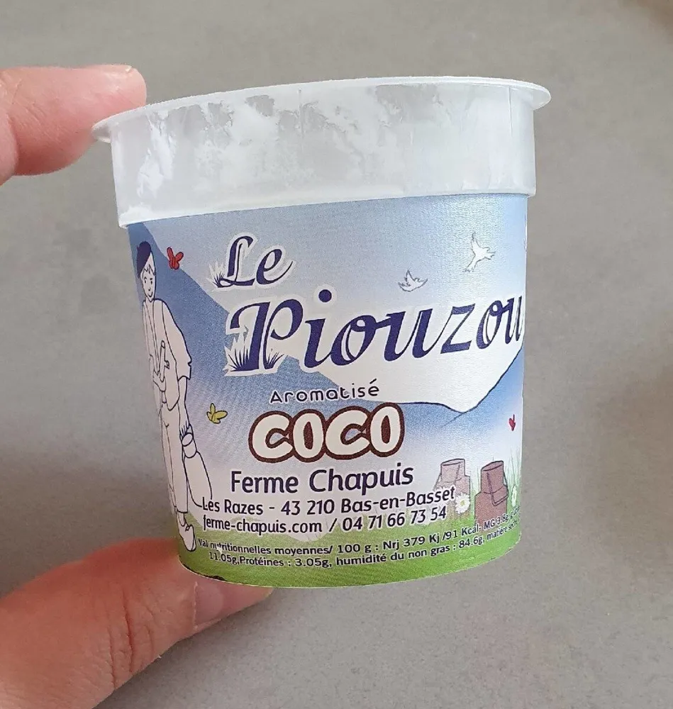 Le Piouzou aromatisé coco
