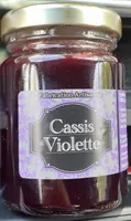 Confiture artisanale cassis violette