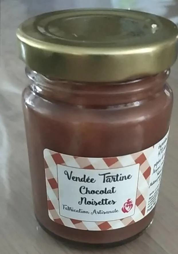 Vendee tartine chocolat noisettes