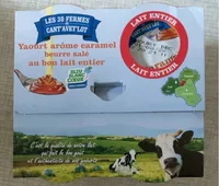 Yaourt arome caramel beurre salé