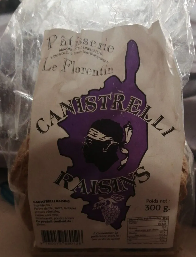 Canistrelli Raisins