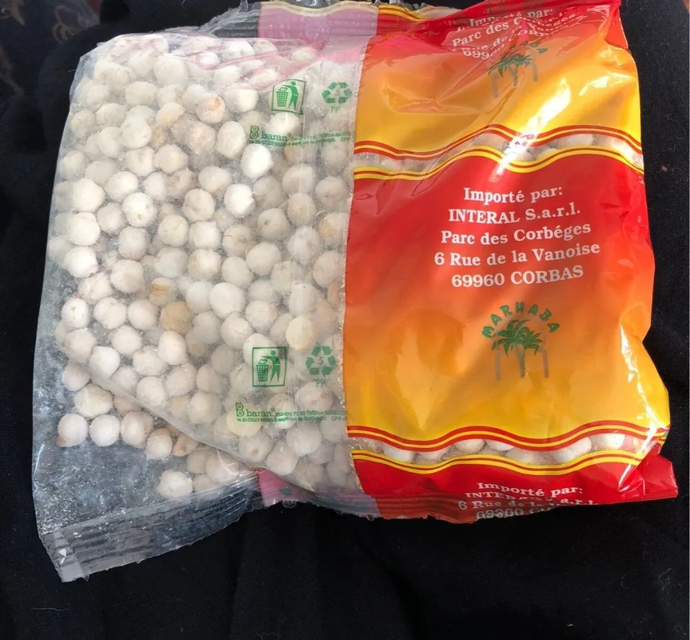 pois chiche grillé blanc