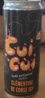 Soda artisanal saveur clémentine de corse IGP