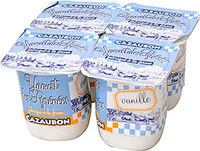 Yaourts cazaubon vanille x4