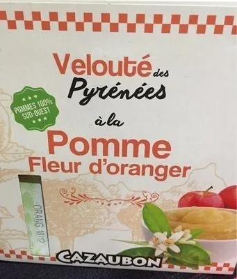 Cazaubon Velouté de pomme fleur d'oranger les 4 pots de 125 g