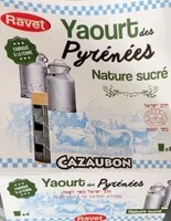 Yaourt des Pyrénées nature sucré