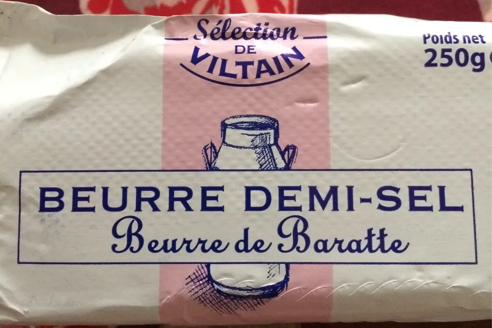 Beurre de baratte demi-sel