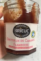 Onctueux de caramel framboise