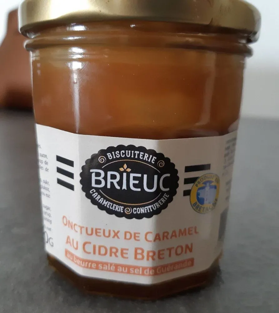 Onctueux de caramel au cidre breton
