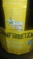 Confibreizh Ananas Fraises 340g