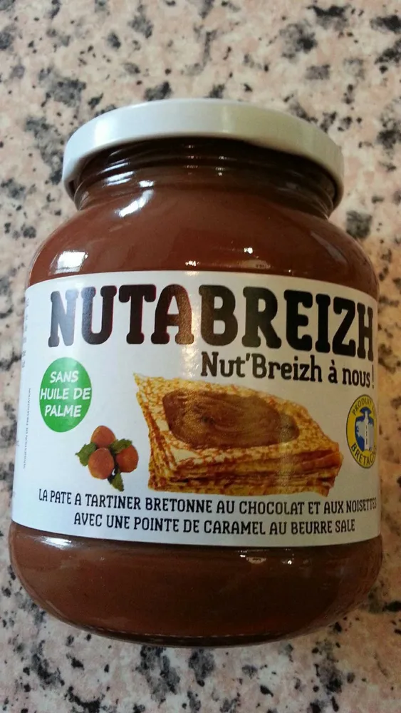 Pâte à tartiner Bretonne au chocolat et aux noisette