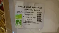 Pomme Jaune Biologique