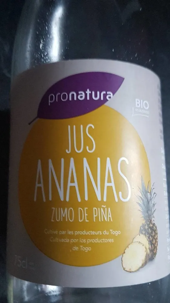 Jus d'ananas