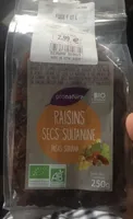 Raisins secs sultanine