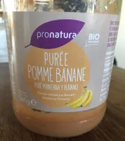 Purée pomme banane