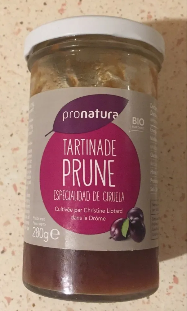 Tartinade prune
