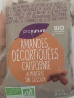 Amandes décortiquées Californie