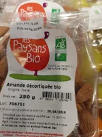Amandes décortiquées