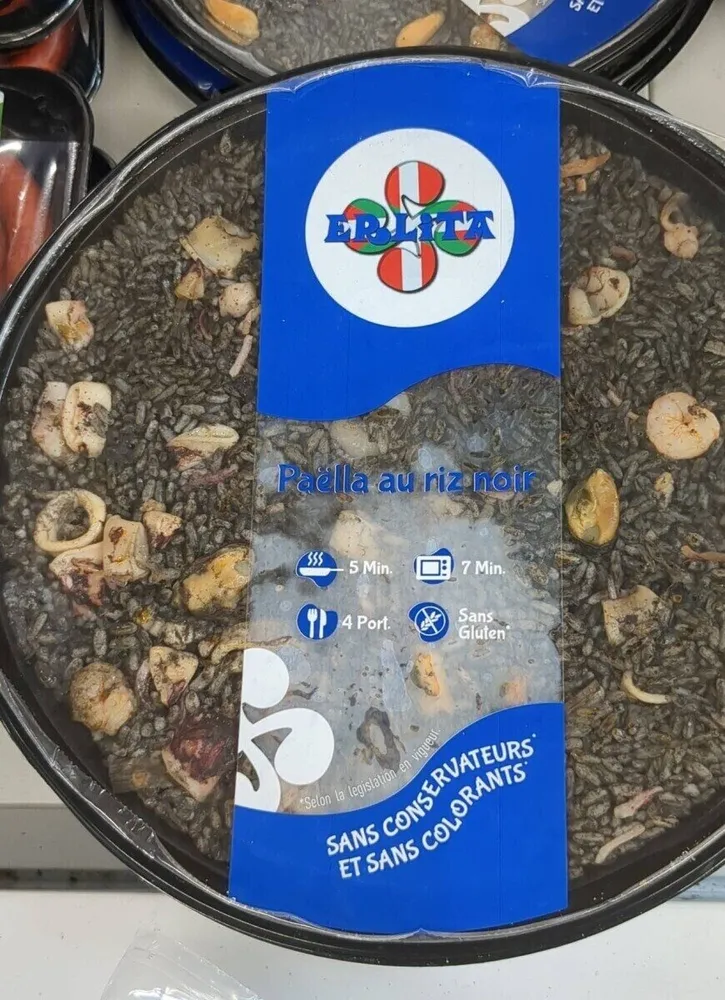 Paëlla au riz noir