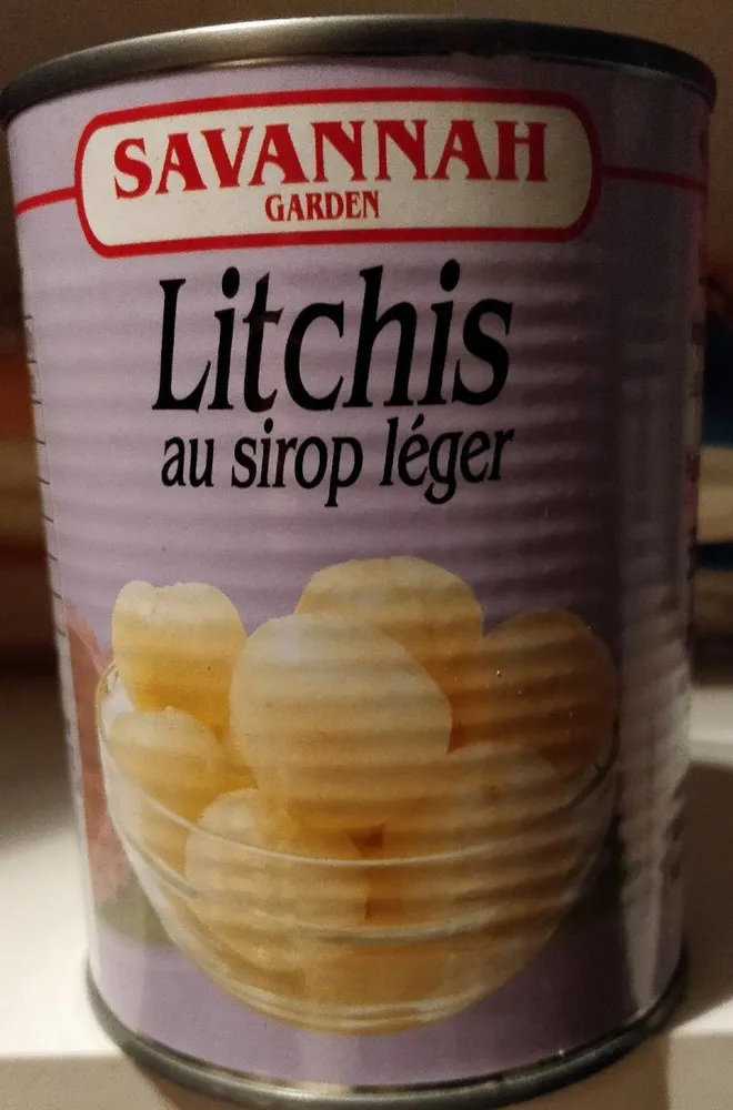 Litchis au sirop léger